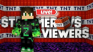 Minecraft Streamer VS Viewers TNT Game shorts minecraft [upl. by Potash84]