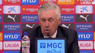 Ancelotti rueda de prensa GIRONA 03 REAL MADRID [upl. by Zorah541]