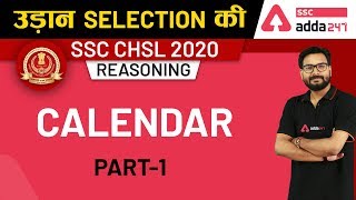 Calendar Part1  Reasoning for SSC CHSL  SSC Adda247 [upl. by Raymonds818]