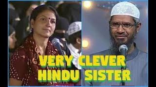 Hindu Sister Ask To Dr Zakir Naik Please Open A True News Channel [upl. by Greenstein]