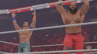 WWE 2K24 unified tag team championship match [upl. by Leesen262]