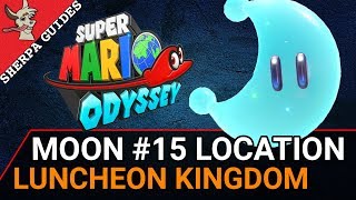 Luncheon Kingdom Moon 15 Golden Turnip Recipe 1 Location  Super Mario Odyssey [upl. by Letch]