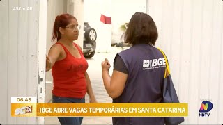 IBGE abre vagas temporárias em Santa Catarina [upl. by Akenihs]