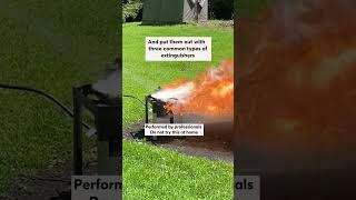 How We Test Fire Extinguishers shorts [upl. by Davis853]