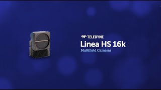 Linea HS CHARGEDOMAIN CMOS 16k Multifield TDI LINE SCAN [upl. by Anaujik]