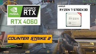 NEW TRAIN CS2  Ryzen 7 5700X3D  RTX 4060 on CS2 competitive settings  Win11 24H2 261202222 [upl. by Neyr516]