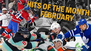 NHL Hits of the Month Febuary 2024 [upl. by Petr]