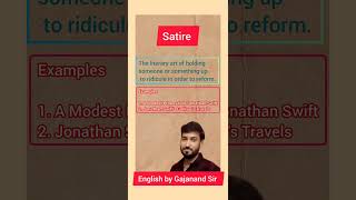 Satire  Definition of Satire  What is a Satire  Satire kya hey  Satire a literary term [upl. by Themis]