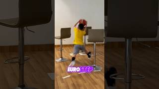 Why learn EURO STEP 🔥 PRACTICE vs REAL MATCH 🏀 BASKETBALL ⭐️ FINISHING ⚡️ SPEED eurostep lebron [upl. by Enayr]