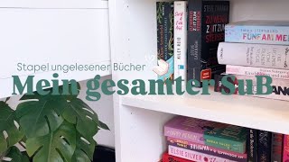 Mein gesamter SuB 📚 Stapel ungelesener Bücher 😍  MARW [upl. by Vanden773]