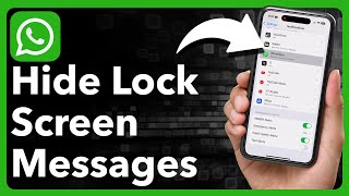 How To Hide WhatsApp Messages On iPhone Lock Screen [upl. by Chloris446]