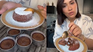 Fondant au chocolat 🍫 فوندون بالشوكولاطة ￼ [upl. by Ynnal]