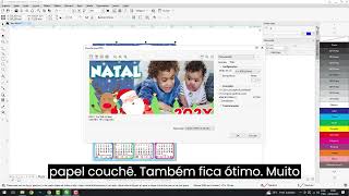 Como colocar Foto em Calendário para Imprimir usando o CorelDRAW [upl. by Let]