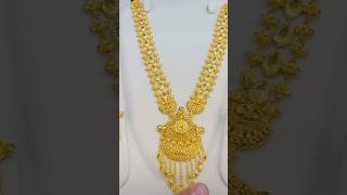 22K Gold Long Set ❤️😘 gold goldjewelery trending trendingshorts viralshorts [upl. by Wiedmann]