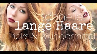 schneller lange Haare Meine Haargeschichte  Wundermittel [upl. by River]