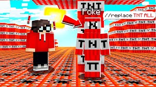 I Trolled My Minecraft Friends With WORLD EDIT HE GOT SO MAD [upl. by Steen]