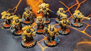 KILL TEAM  Tabletop Painted Hearthkyn Salvagers Votann  Warhammer 40000 [upl. by Olwena]