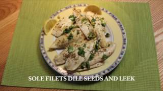 Sole Beurre Blanc w Dill Seeds Recipe Video [upl. by Anitsrhc]