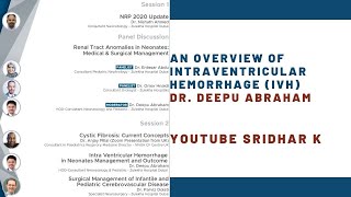 Intraventricular hemorrhageclinical features and management Dr Deepu Abraham nicu IVH preterm [upl. by Edric]