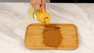 You wont believe what Happens when you pour Oil on Cinnamon – This Trick Will Change Your Life [upl. by Notyal]