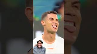 Ronaldo funny reactions🤣 cristiano funny cristianoronaldo ronaldo soccer football shorts [upl. by Otnas]