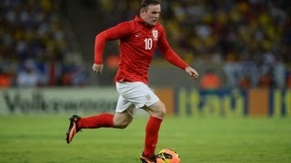 Wayne Rooney fantastic goal England vs Brazil at the Maracanã UK only [upl. by Henrie]