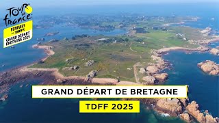 Grand Départ du TDFFAZ 2025  Bretagne terre de cyclisme [upl. by Delilah]