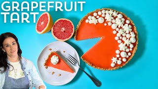 FESTIVE GRAPEFRUIT TART RECIPE [upl. by Acinoreb]