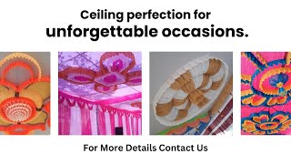 tent ceiling designs 2024 top parda 9924799905 CALL NOW [upl. by Niamert]