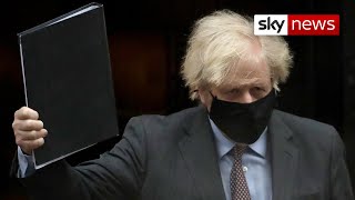 In full Boris Johnson sets out Englands roadmap out of lockdown [upl. by Ayikin]