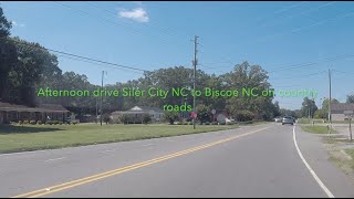 NORTH CAROLINA BACKROADS  Afternoon drive Siler City NC to Biscoe NC on country roads  ASMR [upl. by Orsini]