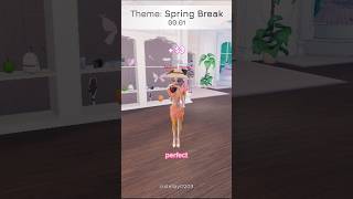 Dress to Impress DTI gameplay Spring Break  StellaYT roblox dresstoimpress dti shorts funny [upl. by Eedebez352]