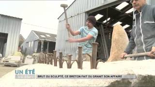 MADE IN FRANCE  Brut ou sculpté ce breton fait du granit son affaire [upl. by Comras]