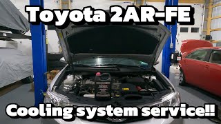 How to change the coolant in your 20072017 four cylinder Toyota Camry And Rav4 [upl. by Burack]