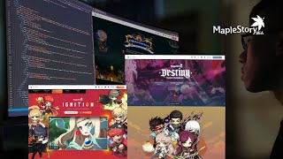 How I Build MapleStorySEA DESTINY amp IGNITION Microsites  Behind the Scenes  Case Study [upl. by Templeton]