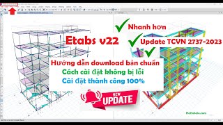 Download Etabs V22  Hướng dẫn cài đặt Etabs v22 thành công 100 Etabsv22 DownloadEtabsv22 [upl. by Healion411]