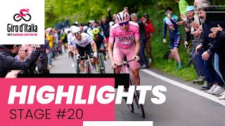 Giro dItalia 2024  Stage 20 Highlights [upl. by Coplin]