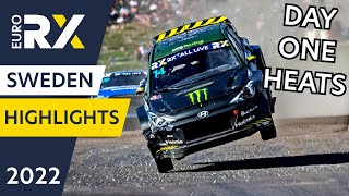 Euro RX Rallycross Highlights  Cooper Tires Rallycross of Sweden 2022  Saturday Highlights [upl. by Christianson]