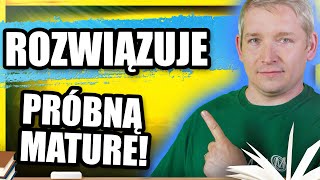 Matura Próbna Odpowiedzi Grudzień 2022 Poziom podstawowy Matematyka Live [upl. by Alleunam455]