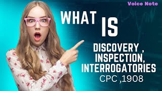 What is Discovery Inspection INTERROGATORIES in CPC 1908 Malayalam [upl. by Ahsehyt745]