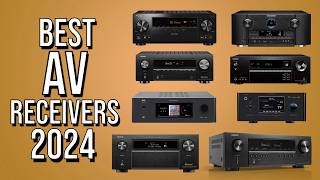 BEST AV RECEIVERS 2024  TOP 5 BEST AV RECEIVER 2024  HOME THEATER [upl. by Reiniar]