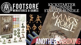 Gangs of Rome by Footsore Miniatures Kickstarter Beginner Starter Bundle ON TIME [upl. by Lil]