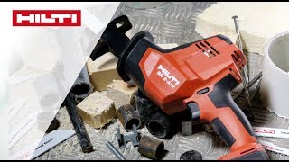 DEMO Die schnelle und leichte Säbelsäge SR 2 A12 von Hilti [upl. by Reeba]