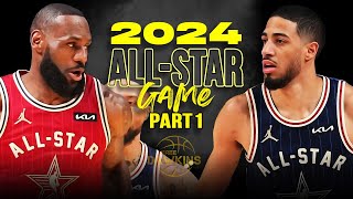 NBA 2024 AllStar Game Full Highlights  East vs West  Part1  FreeDawkins [upl. by Oznarol]