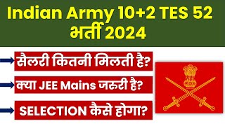 Army 102 TES 52 kya hota hai  army 102 TES 52 online form 2024  Indian army 102 TES 52 entry [upl. by Laws]