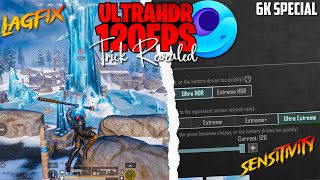 ULTRA HD120 FPS TRICK  SENSITIVITY🔥 REVEALED  LAG FIX PUBG MOBILE 35 UPDATE gameloop [upl. by Martineau]