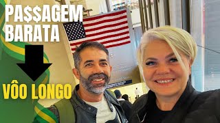 PASSAGEM BARATA para os ESTADOS UNIDOS com TAXAS e BAGAGEM se você não se importa com VOOS LONGOS [upl. by Eeralih38]