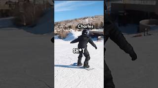 Charles and Alyssa’s First Time Snowboarding 😂🏂 [upl. by Yekram437]