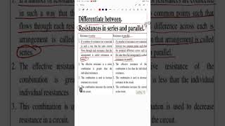 difference between series resistance and parallel resistance [upl. by Mahalia548]