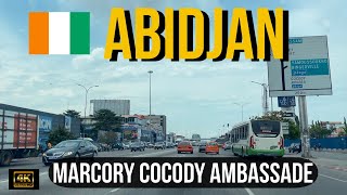 Abidjan tour de Marcory à Cocody Ambassade par le Pont HKB vous allez etre surpris [upl. by Annayr]